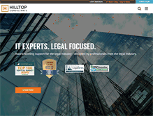 Tablet Screenshot of hilltopconsultants.com